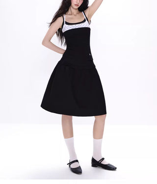 [NECY] polka dot mesh top