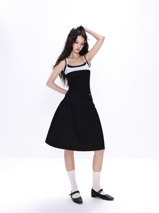 [NECY] polka dot mesh top