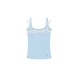 [NECY] polka dot mesh top