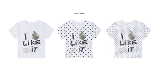 [NECY] apple rhinestone tee