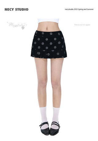 [NECY] pleated sheath skirt