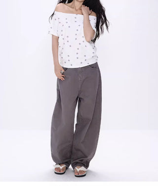 [NECY] wing off-shoulder tee