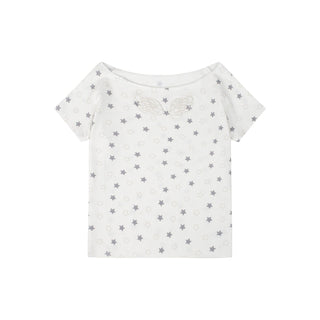 [NECY] wing off-shoulder tee