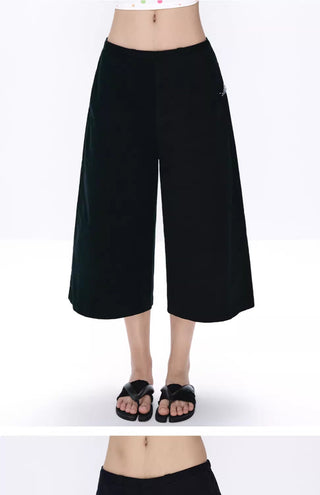 [NECY] wide cropped pants