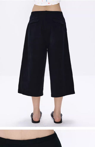 [NECY] wide cropped pants