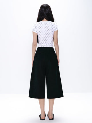 [NECY] wide cropped pants