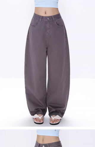 [NECY] gray wide jeans