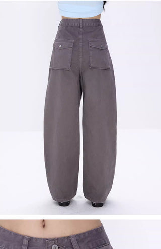 [NECY] gray wide jeans