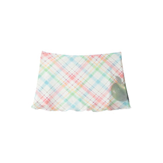 [NECY] apple plaid skirt