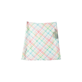[NECY] apple plaid skirt