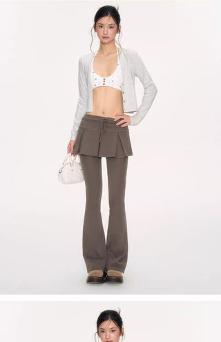 [NECY] apple plaid skirt