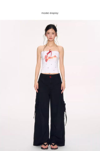 [NECY] apple core tube top bow