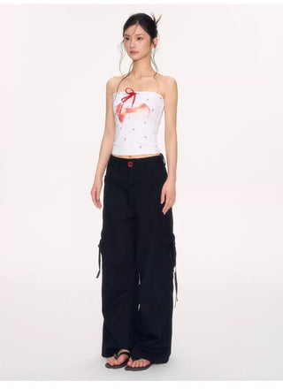 [NECY] apple core tube top bow