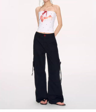 [NECY] apple core tube top bow