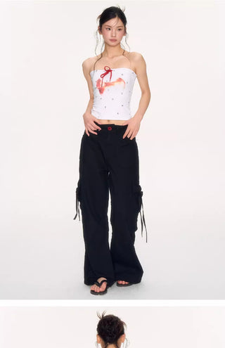 [NECY] apple core tube top bow