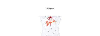 [NECY] apple core tube top bow