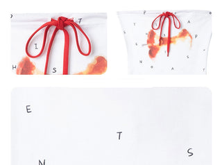 [NECY] apple core tube top bow