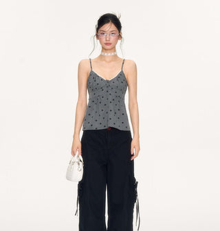 [NECY] polka dot lace top