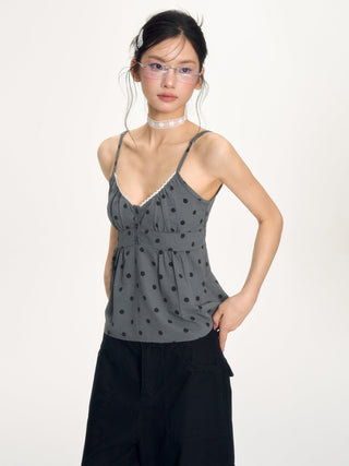 [NECY] polka dot lace top