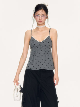 [NECY] polka dot lace top