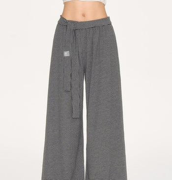[NECY] striped wide pants
