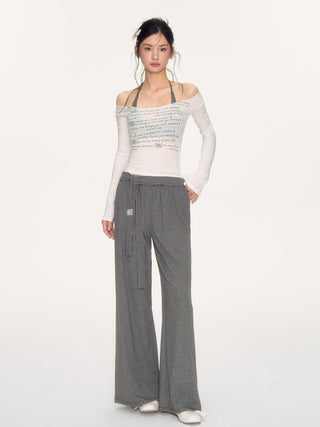 [NECY] striped wide pants