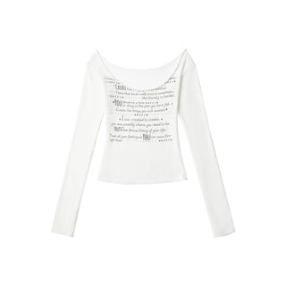 [NECY] garbled u-neck top