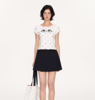 [NECY] mimora glasses tee