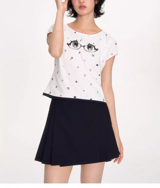 [NECY] mimora glasses tee