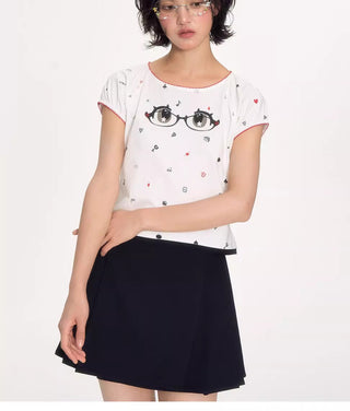 [NECY] mimora glasses tee
