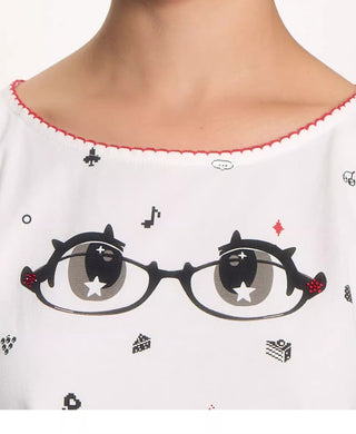 [NECY] mimora glasses tee