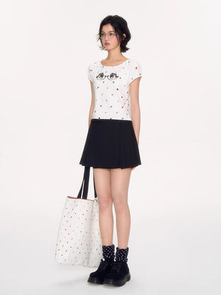 [NECY] mimora glasses tee