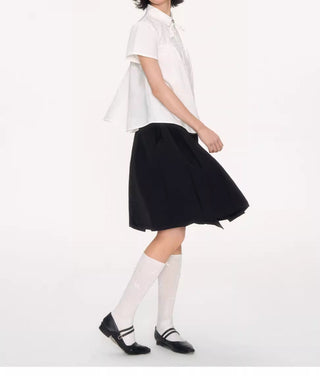 [NECY] lace-up shirt