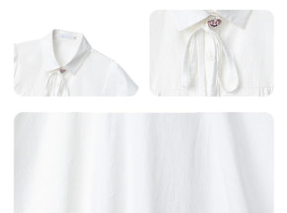 [NECY] lace-up shirt