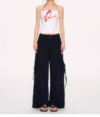[NECY] apple pocket overalls