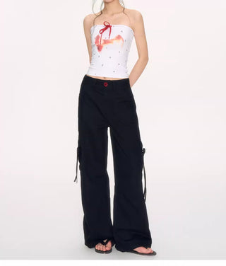 [NECY] apple pocket overalls