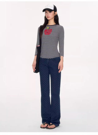 [NECY] polka dot bootcut