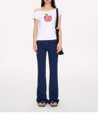 [NECY] polka dot bootcut