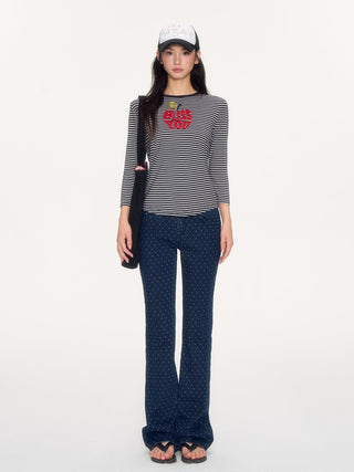 [NECY] polka dot bootcut