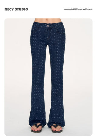 [NECY] polka dot bootcut