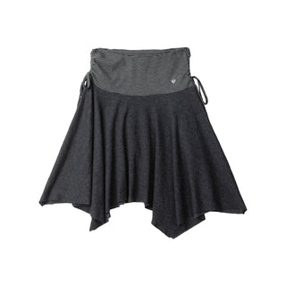 [NECY] striped drawstring skirt