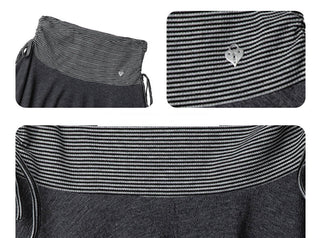 [NECY] striped drawstring skirt