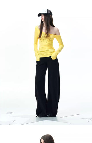 [NECY] waffle matchet pants
