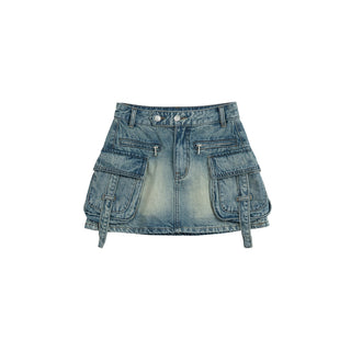 [NECY] workwear denim skirt