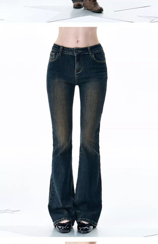 [NECY] dark bootcut jeans