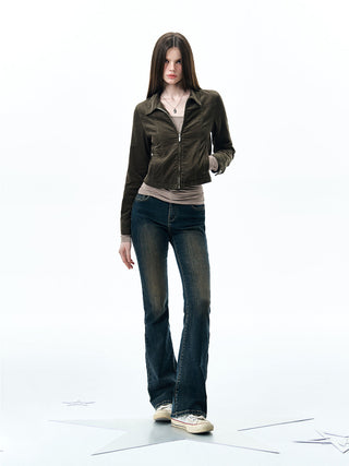 [NECY] dark bootcut jeans