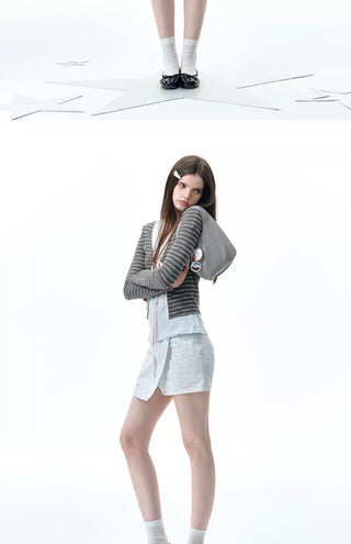 [NECY] apple printed shorts