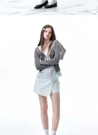 [NECY] apple printed shorts