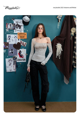 [NECY] washed denim overalls