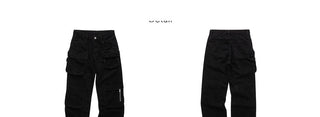[NECY] washed denim overalls